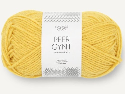 Włóczka Sandnes Garn Peer Gynt słoneczny żółty 2016