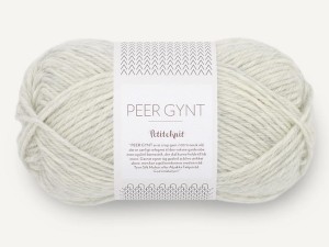Włóczka Sandnes Garn Peer Gynt by PetiteKnit popielaty melanż  1021
