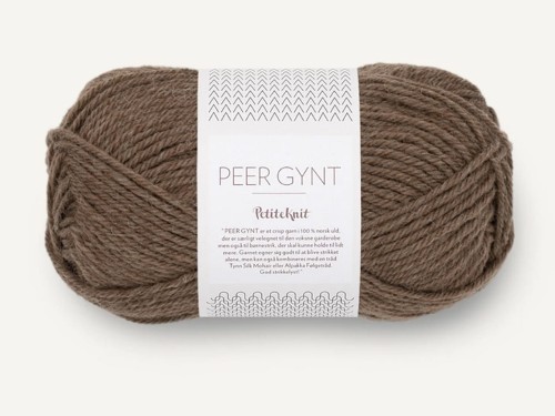 Włóczka Sandnes Garn Peer Gynt by PetiteKnit gałka muszkatołowa 3070