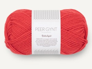 Włóczka Sandnes Garn Peer Gynt by PetiteKnit czerwony mak 4008