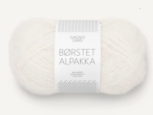 Włóczka Sandnes Garn Borstet Alpakka biały 1001