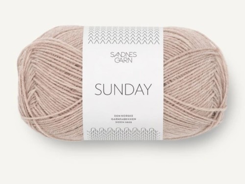 Włóczka Sandnes Garn Sunday beżowy melanż 2650