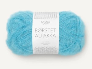 Włóczka Sandnes Garn Borstet Alpakka niebieski lazur 6315