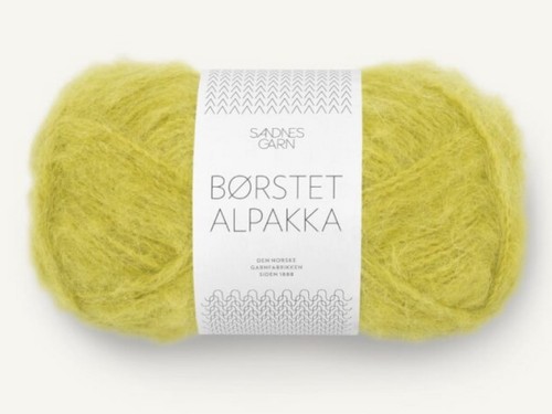 Włóczka Sandnes Garn Borstet Alpakka słoneczna limonka 9825