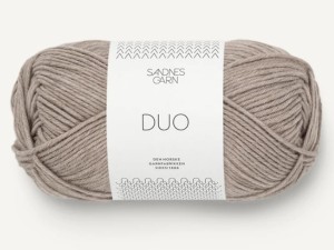 Włóczka Sandnes Garn DUO cotton merino beżowy melanż 2650