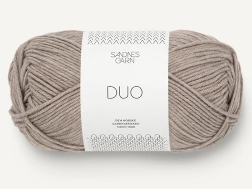 Włóczka Sandnes Garn DUO cotton merino beżowy melanż 2650