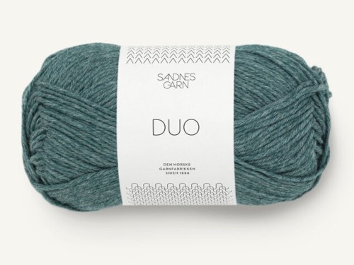 Włóczka Sandnes Garn DUO cotton merino morski 6862