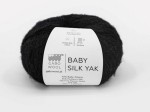 Włóczka Gabo Wool Baby Silk Yak czarny 9500