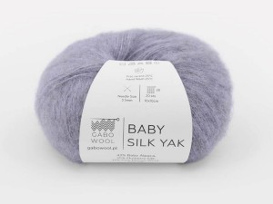Włóczka Gabo Wool Baby Silk Yak jasna lawenda 9741