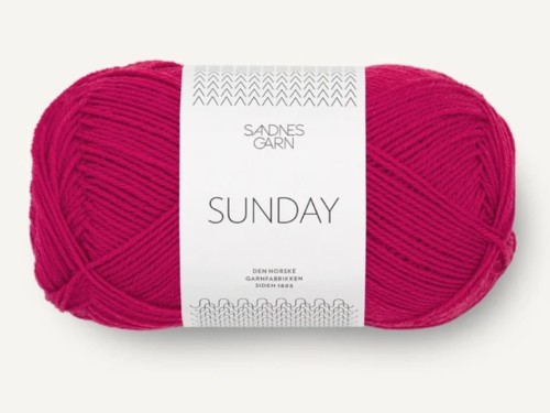 Włóczka Sandnes Garn Sunday jazzy pink 4600