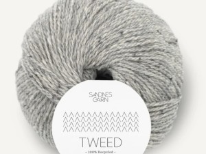 Włóczka Sandnes Garn tweed recycled jasny szary 1085