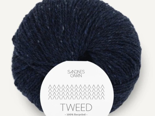 Włóczka Sandnes Garn tweed recycled granat 5585
