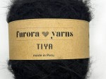 Włóczka Furora Yarns wełna merino z alpaką suri TIYA czarny