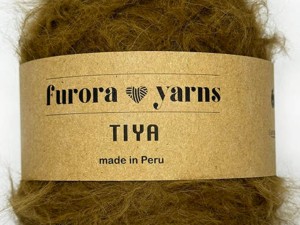 Włóczka Furora Yarns wełna merino z alpaką suri TIYA brąz