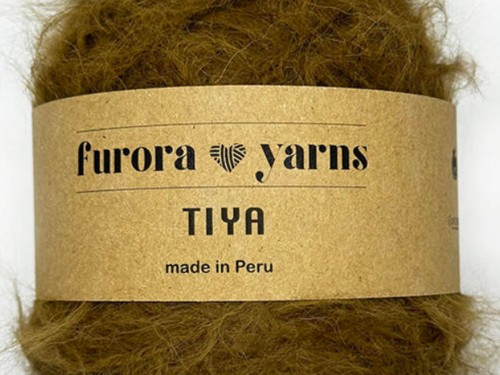 Włóczka Furora Yarns wełna merino z alpaką suri TIYA brąz