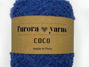 Włóczka Furora Yarns alpaka bucle niebieski