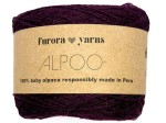 Włóczka Furora Yarns wełnaa 100% baby alpaka burgund