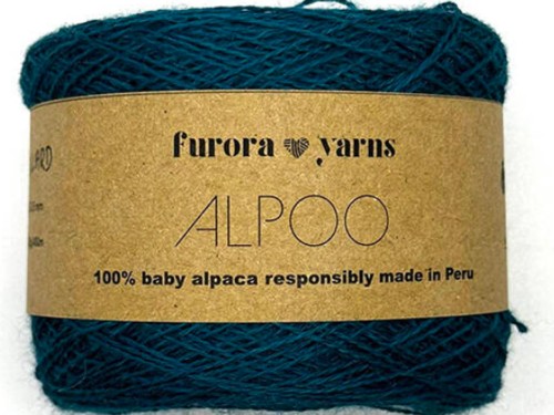 Włóczka Furora Yarns wełnaa 100% baby alpaka mallard