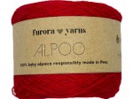 Włóczka Furora Yarns wełnaa 100% baby alpaka czerwony