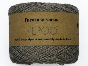 Włóczka Furora Yarns wełnaa 100% baby alpaka chłodny beż