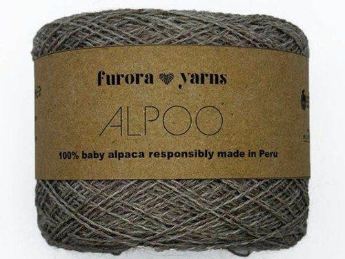 Włóczka Furora Yarns wełnaa 100% baby alpaka chłodny beż