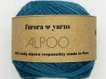 Włóczka Furora Yarns wełnaa 100% baby alpaka morski
