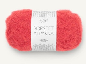 Włóczka Sandnes Garn Borstet Alpakka czerwony mak 4008