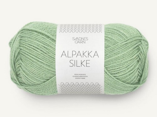 Włóczka Sandnes Garn Alpakka Silke pistacja 8532