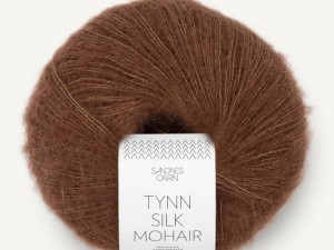 Włóczka Sandnes Garn Tynn Silk Mohair  czekoladowy 3073