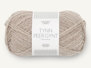 Włóczka Sandnes Garn Tynn Peer Gynt beżowy melanż 2650