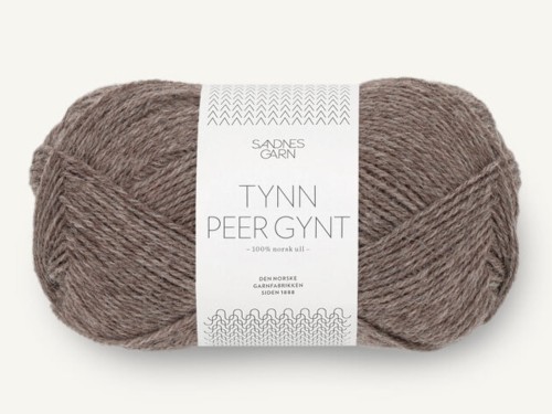 Włóczka Sandnes Garn Tynn Peer Gynt brązowy melanż 2652