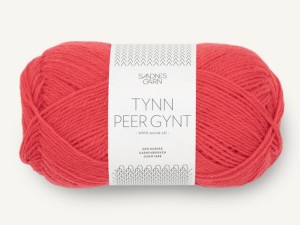 Włóczka Sandnes Garn Tynn Peer Gynt czerwony mak 4008