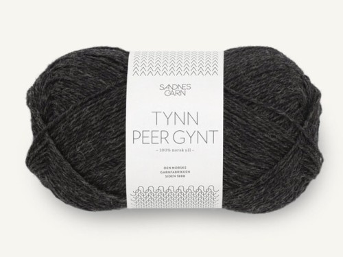 Włóczka Sandnes Garn Tynn Peer Gynt grafit 1088