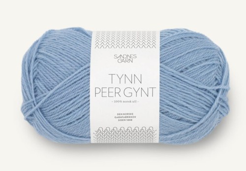 Włóczka Sandnes Garn Tynn Peer Gynt niebieska hortensja 6032