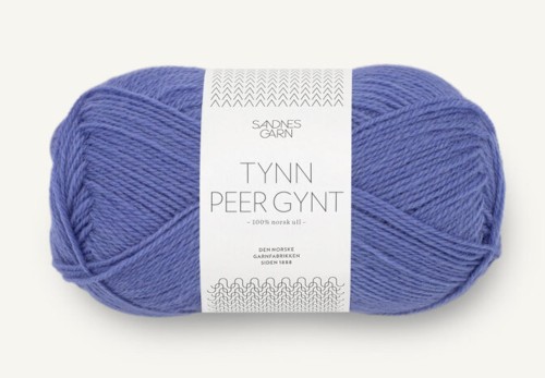 Włóczka Sandnes Garn Tynn Peer Gynt niebieski irys 5535