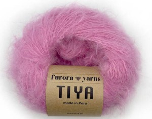 Włóczka Furora Yarns wełna merino z alpaką suri TIYA różowa