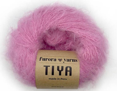 Włóczka Furora Yarns wełna merino z alpaką suri TIYA różowa