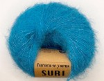 Włóczka Furora Yarns wełna SURI alpaka turkus