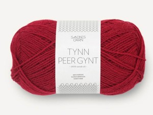 Włóczka Sandnes Garn Tynn Peer Gynt głęboka czerwień 4236