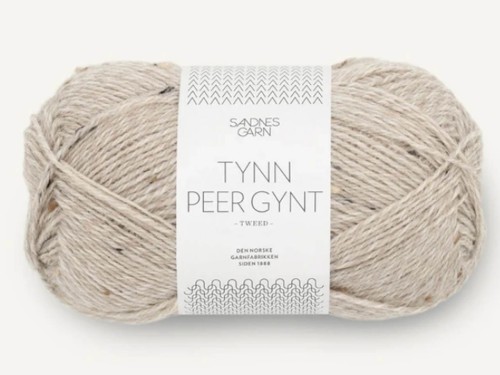 Włóczka Sandnes Garn Tynn Peer Gynt beżowy tweed 2655