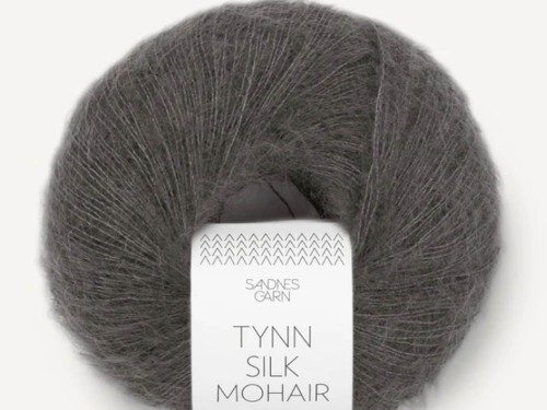 Włóczka Sandnes Garn Tynn Silk Mohair antracyt 3800