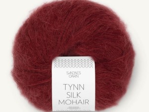 Włóczka Sandnes Garn Tynn Silk Mohair czerwone wino 4054