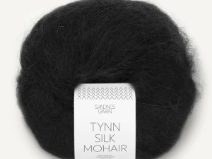 Włóczka Sandnes Garn Tynn Silk Mohair czarny 1099