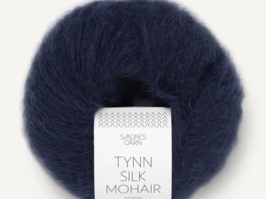 Włóczka Sandnes Garn Tynn Silk Mohair ciemny granat 5581