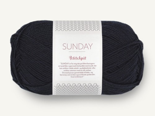 Włóczka Sandnes Garn Sunday ciemny granat 5591 by Petite Knit