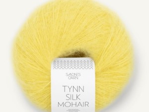 Włóczka Sandnes Garn Tynn Silk Mohair cytrynowy 9004