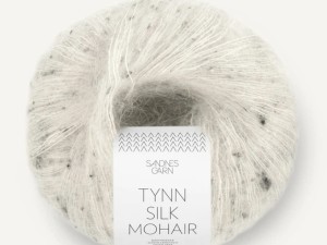 Włóczka Sandnes Garn Tynn Silk Mohair sól i pieprz tweed 1199