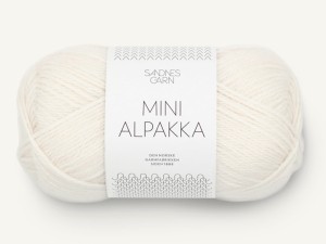 Włóczka Sandnes Garn Mini Alpakka biały 1001