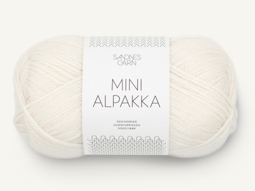 Włóczka Sandnes Garn Mini Alpakka biały 1001