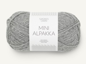 Włóczka Sandnes Garn Mini Alpakka szary melanż 1042